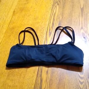 Andie Womens Bikini Top XS ROCKAWAY BLACK Extra Small Swim Vacation NEW Summer